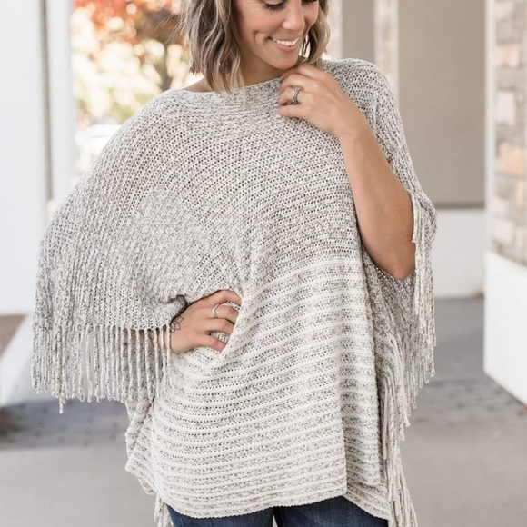 Item #23 Ada Casey Adorned Shawl M-XL - Picture 2 of 2